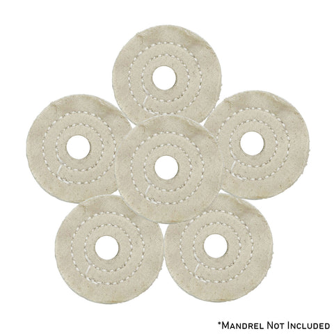 Mini Buffing Wheels (1/2" Arbor Hole)