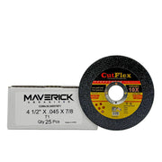 Cut Off Wheel 4.5" X .045" x 7/8" Type 1 - 25 Pack